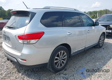 2015 Nissan Pathfinder Sl z USA, uszkodzony, nr VIN 5N1AR2MNXFC719271